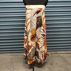 Anthropologie Waistless Maxi Jumpsuit Pants Womens 2P Floral Wide Leg Boho